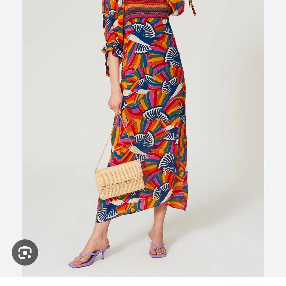 Farm Rio toucan Colorful Patterned Maxi Dress - Picture 2 of 6